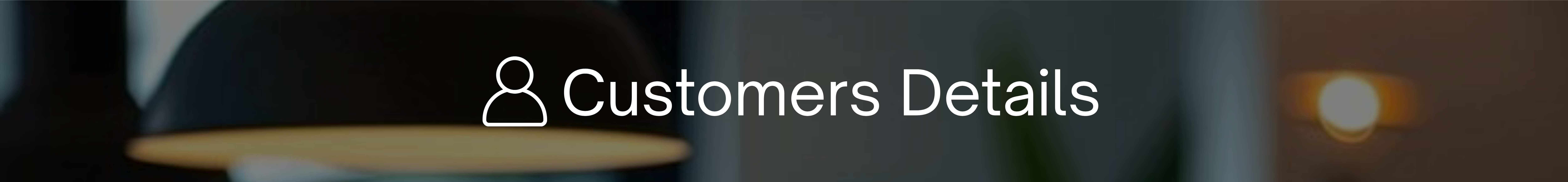 Customer Details